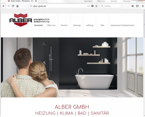 Relaunch der Internetseiten von Alber